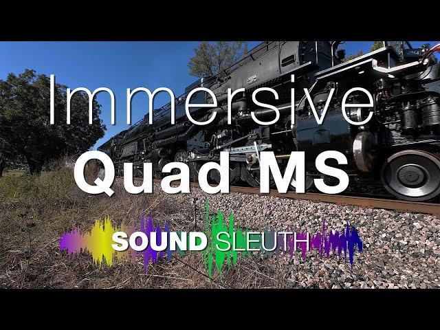 Quad Mid Side (MS) for immersive Audio