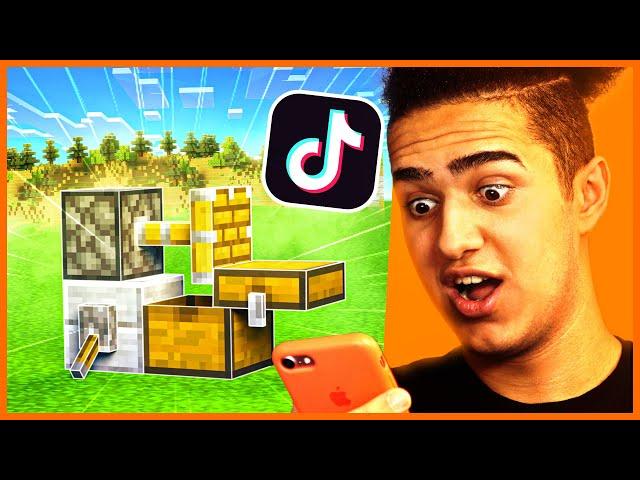 تیک تاک های ماینکرفت رو امتحان کردیم | We Tested Minecraft Tiktoks