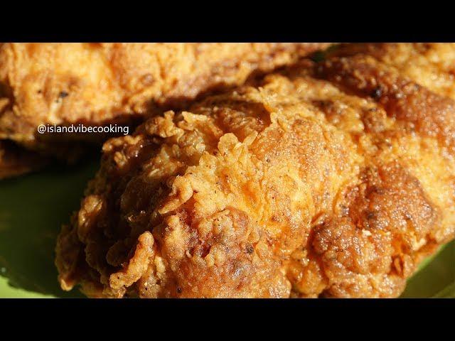 JUICY CRISPY FRIED CHICKEN BREAST| Island Vibe Cooking