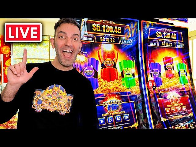  Las Vegas LIVE  New Slots at Plaza Casino!