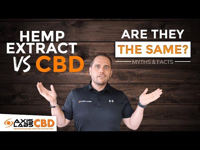 Is Hemp Extract the same as CBD? | Axis Labs