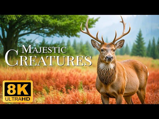 Natural Wonders 8K ULTRA HD - Relaxing Animal Film With Gentle Tunes