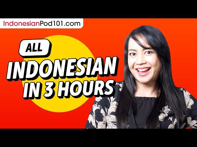 Learn Indonesian in 3 Hours - ALL the Indonesian Basics You Need