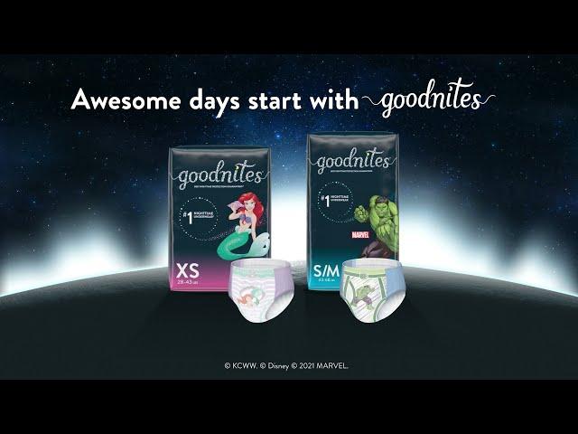 Unbeatable protection against bedwetting with Goodnites®