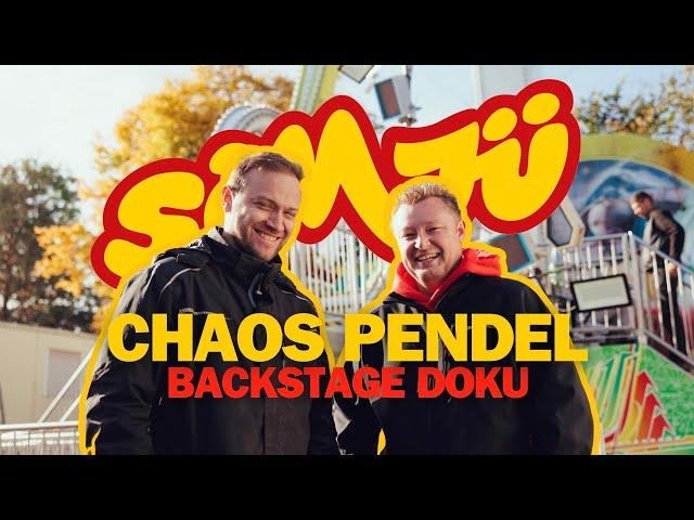 SO baut man ein FAHRGESCHÄFT auf - CHAOS PENDEL | Kirmes Backstage Doku 4K - Sim-Jü Werne 2024