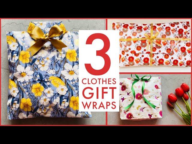 3 Easy Clothes Gift Wrapping without a Box | Creative Gift Wrapping Ideas for Christmas | Gift Wraps