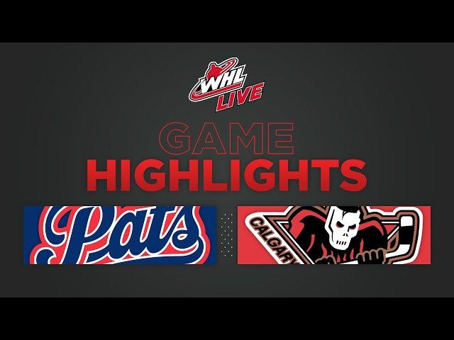 WHL Highlights: Pats (6) at Hitmen (5) SO - February 1, 2023