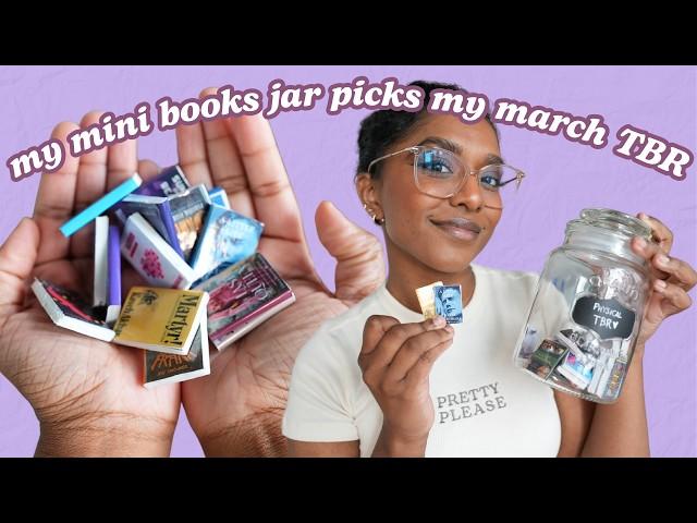 mini books CHOOSE my March TBR! how to make DIY mini books for a TBR jar TUTORIAL & Canva Template