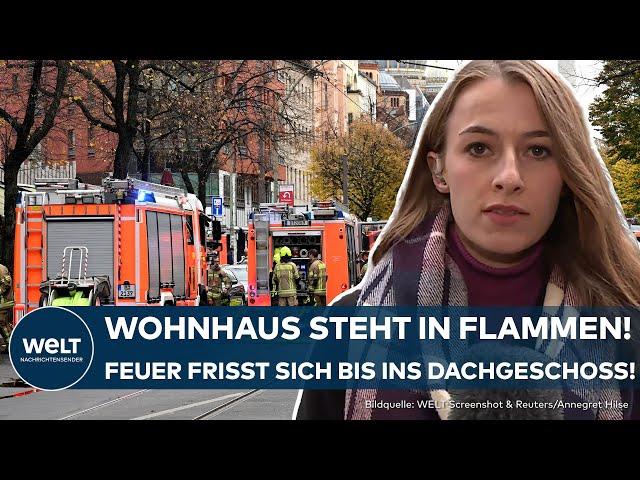 GROßBRAND IN BERLIN: 14 Verletzte! Wohnhaus steht bis zum Dachgeschoss in Flammen!