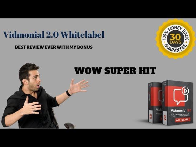 Vidmonial 2.0 Review! Dont buy this Before watching this Video !  vidmonial 2.0 demo