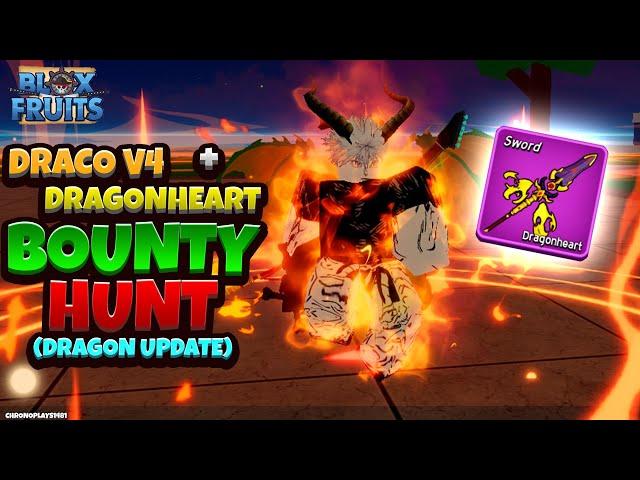 Draco V4 + Dragon Heart is OP! (Blox Fruits Dragon Update)