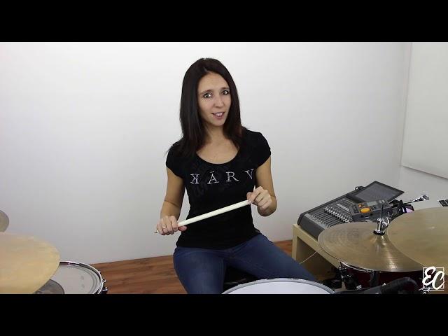 Emmanuelle Caplette: Linear Fills Free Drum Lesson (English 2016)