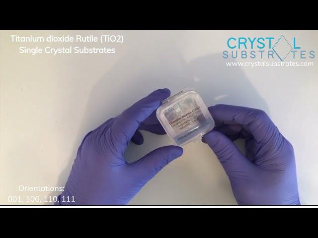 Titanium dioxide Rutile TiO2 Single Crystal Substrates