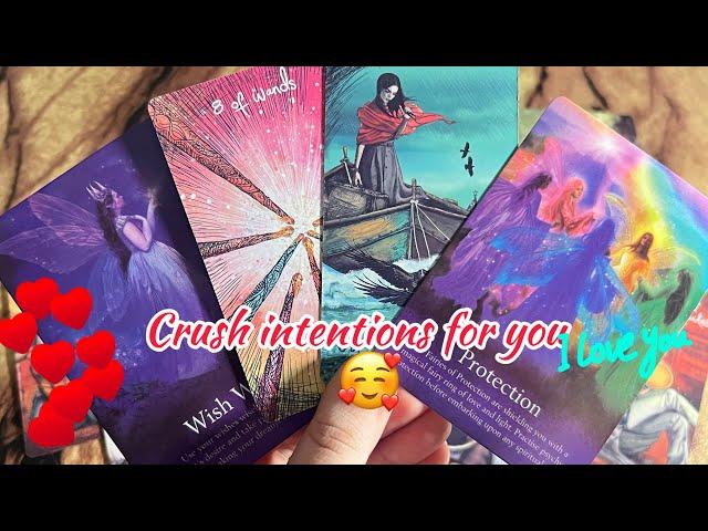 Crush intentions for you️‍ Crush current feelings | Hindi tarot card reading | Love tarot