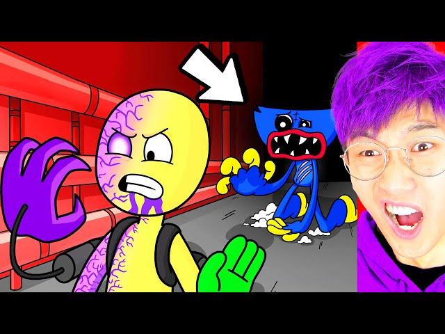 PLAYER TURNS EVIL?! CRAZIEST POPPY PLAYTIME ANIMATION EVER! (LANKYBOX REACTION!)