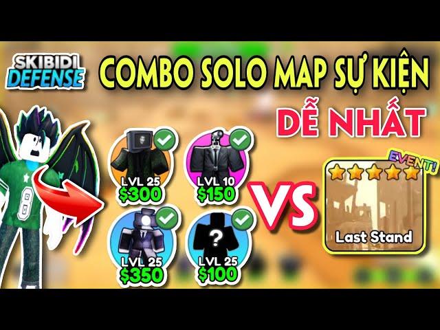 SKIBIDI TOWER DEFENSE - ĐÂY LÀ COMBO CHIẾN THẮNG MAP SỰ KIỆN DỄ NHẤT HIỆN TẠI