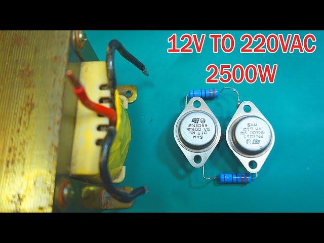 Inverter 12v to 220 2500w 2n3055, Creative Channel #3