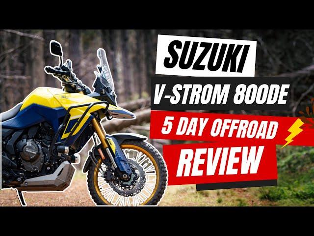 Offroad on the Suzuki V-Strom 800DE