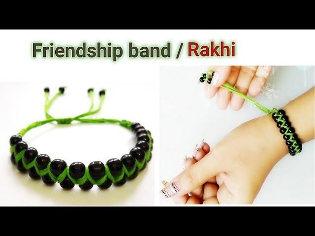 How to make friendship band/Friendship band making at home /band kaise banate hain/ hand band making