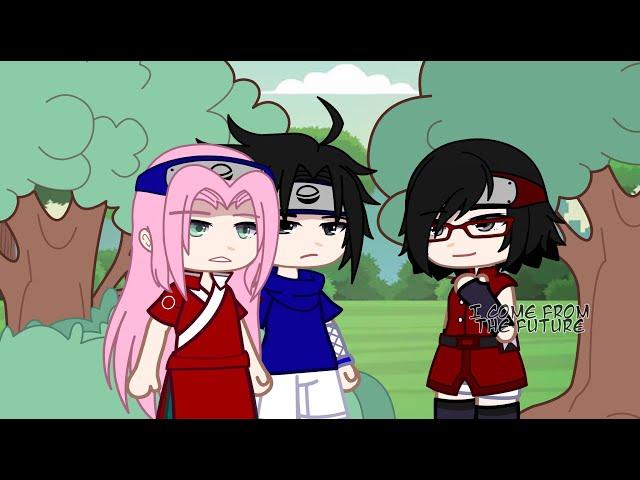 Sarada meet’s her parents |  | Original? | ft Sakura,Sasuke & Sarada | SasuSaku |