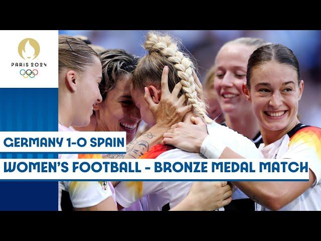 Germany beat Spain to win bronze in women’s football  | Paris 2024 highlights