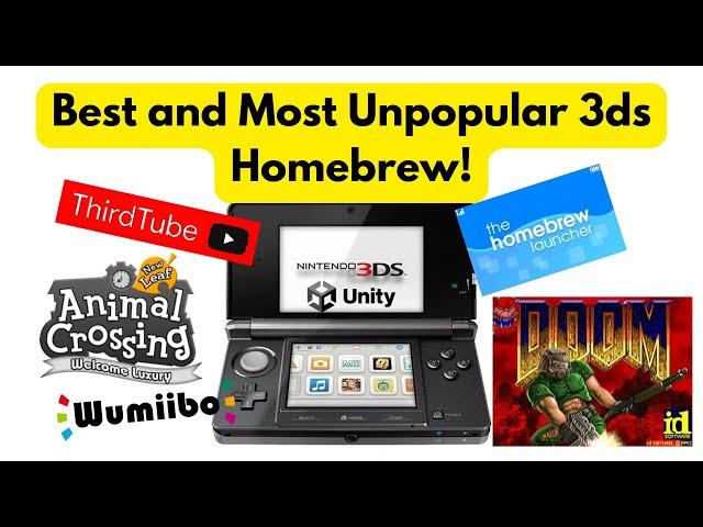 Overview Of The Best and Most Obscure 3ds Homebrew