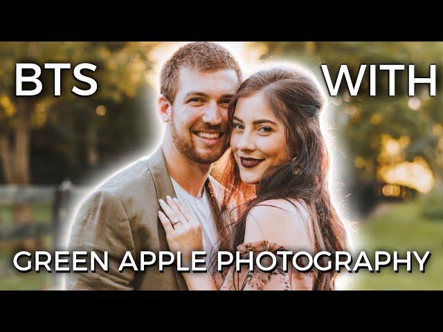 Engagement Photoshoot with Green Apple Photography BTS 