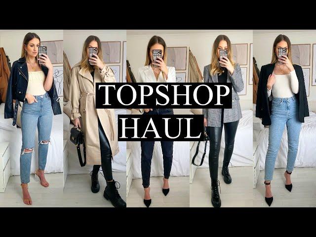 NEW IN TOPSHOP HAUL | SPRING OUTFITS & NEW FAVOURITE JEANS!