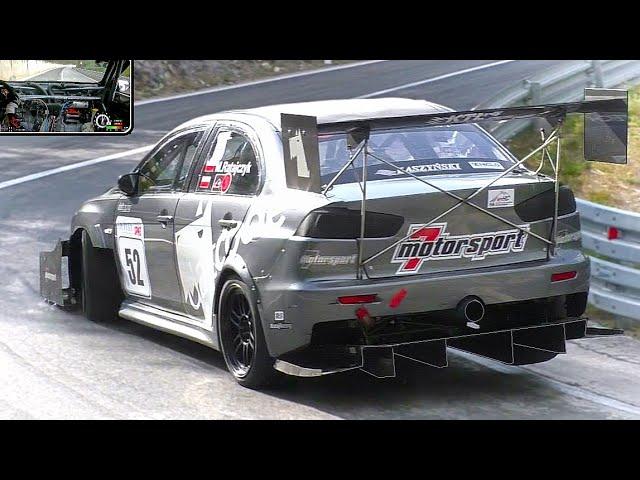 1100Hp LANCER EVO X Monster || Crazy ONBOARD New Record!!