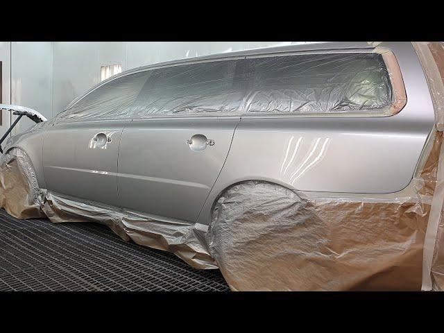 Painting car | Silver / metallic paint | Water base Axalta / Cromax Pro | Clear coat Lechler MC405