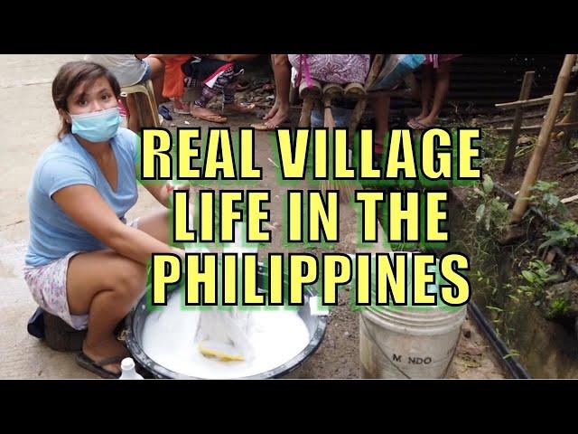 Real Village Life In The Philippines.