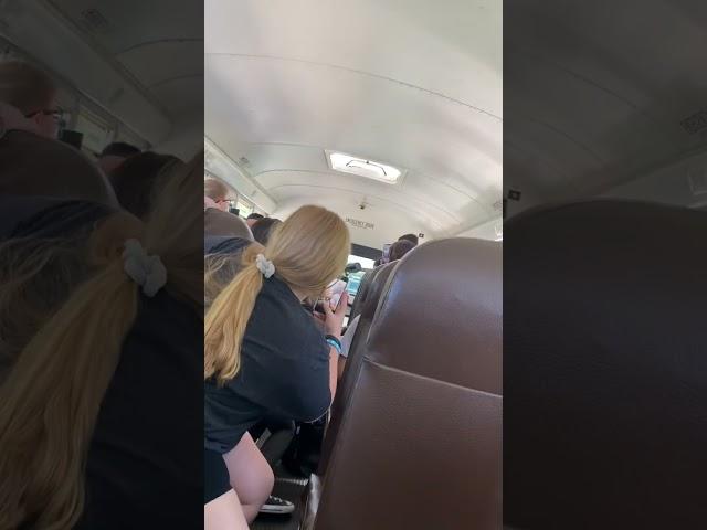 There was a fight on my chaotic bus￼