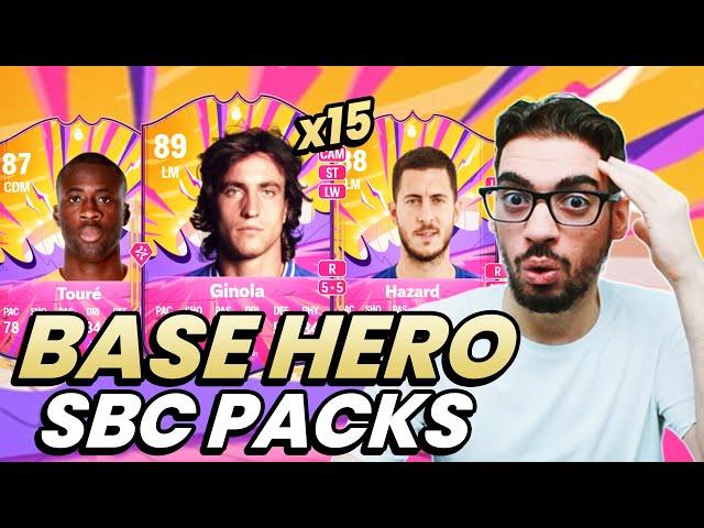 OPENING 15x BASE HERO SBC PACKS! FC 25 Ultimate Team