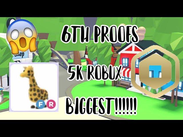 6th Cross Trading Proof || Adopt Me Pets For Robux || Caty (Official)