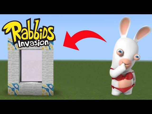 HOW TO CREATE A NEW RABBIDS INVASION PORTAL - MINECRAFT