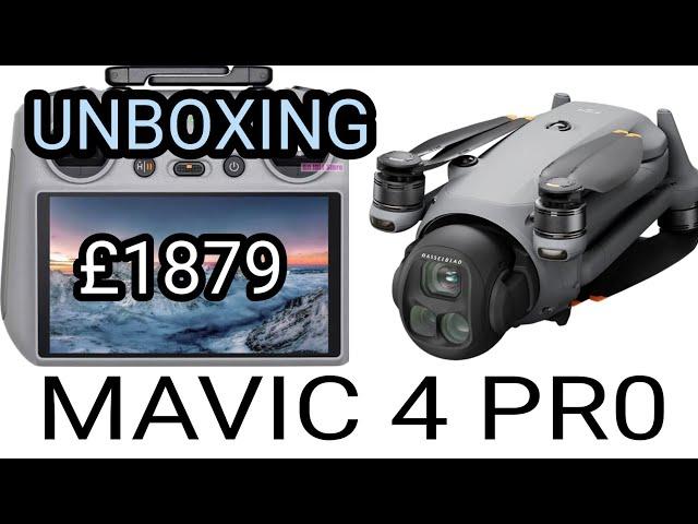 Unbox - Dji Mavic 4 Pro - Budget Combo  & Overview