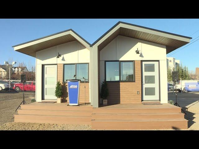 Tiny homes built for homeless veterans