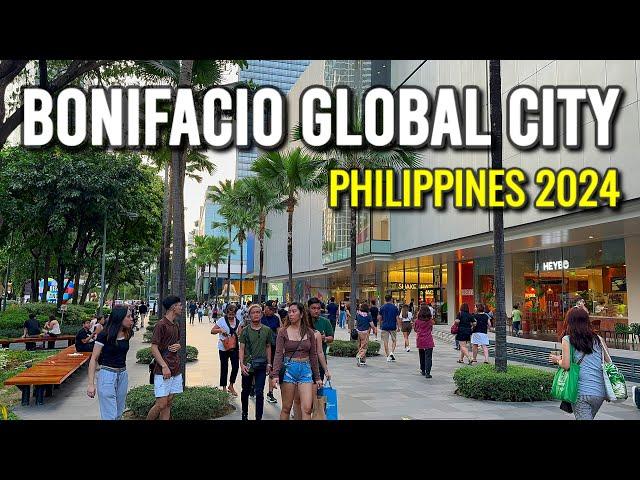  4K | BGC Philippines Walking Tour 2024 | The Best Place to Live & Work in Metro Manila!