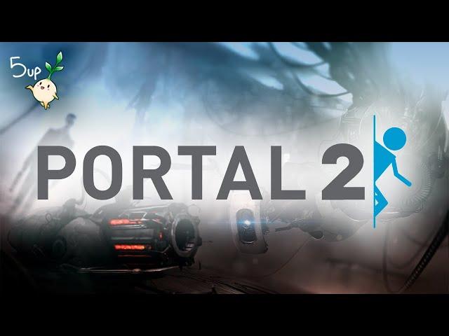 Using my 1000 IQ brain to get through all the portals! - 5up plays Portal 2