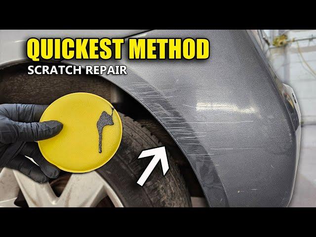 QUICKEST way to repair car scratches at home! Save Money! Cordless drill!