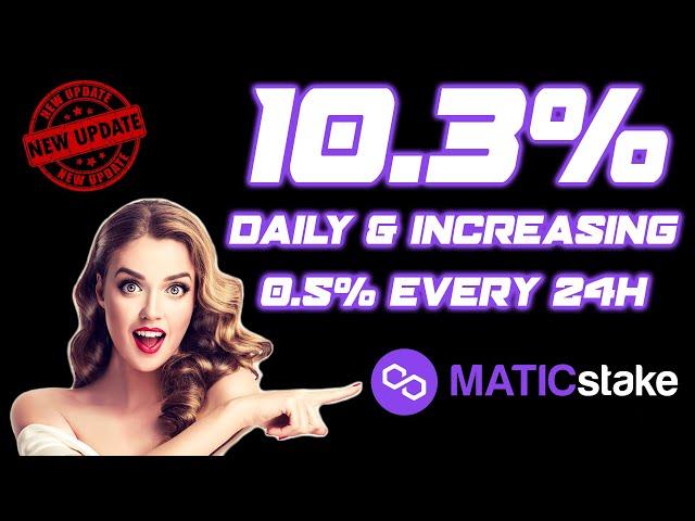  MATIC PRINTER UPDATE | MATICstake GOING GREAT | NEW LIVE DEPOSIT in PLAN 1 | 2.12 MLN MATIC STAKED