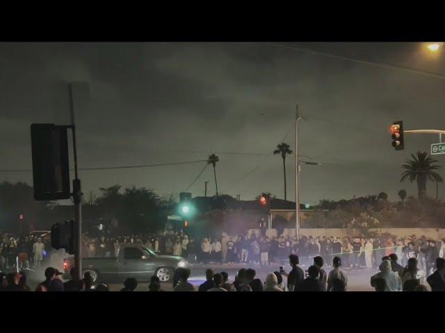 Street takeover in Compton