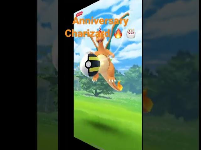 ANNIVERSARY Charizard In #pokemongo #shorts #charizard