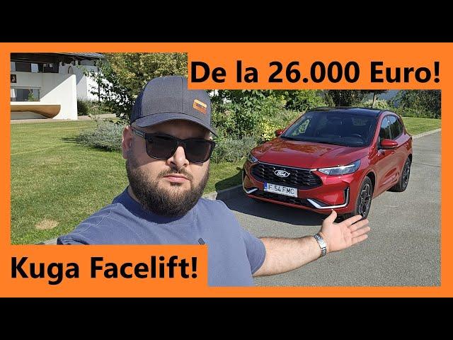 Best-Seller MAI IEFTIN cu facelift: Ford Kuga 2024!