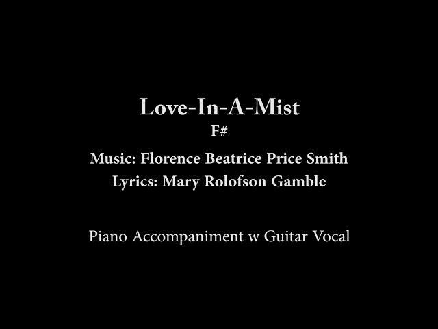 Love-In-A-Mist - Piano Accompaniment w Guitar Vocal