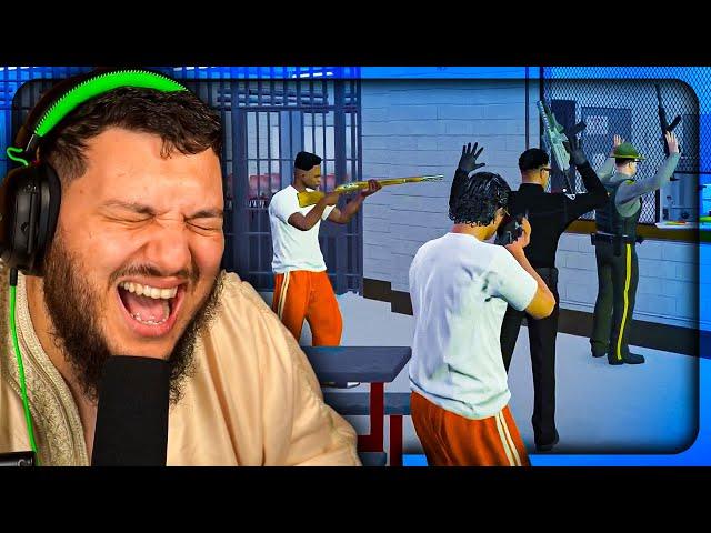 Der AUSBRUCH  Staatsbank mit Rohat & BB Teil 2 • GTA RP • AbuGoku9999