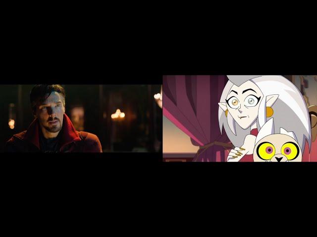 Doctor Strange in the Multiverse of Madness Teaser (The Owl House parody) Side-By-Side Comparison