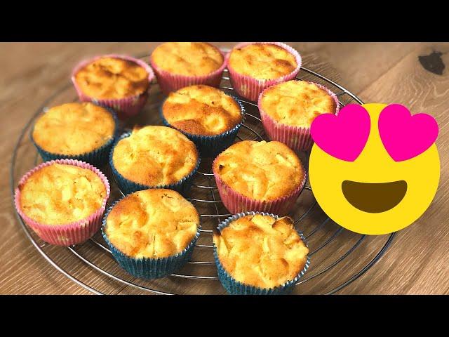 Apple muffins recipe, quick and easy delicious baking