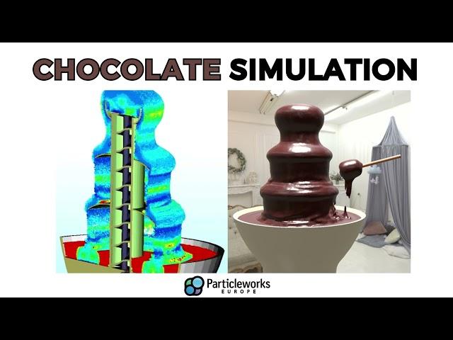 Chocolate simulation Particleworks