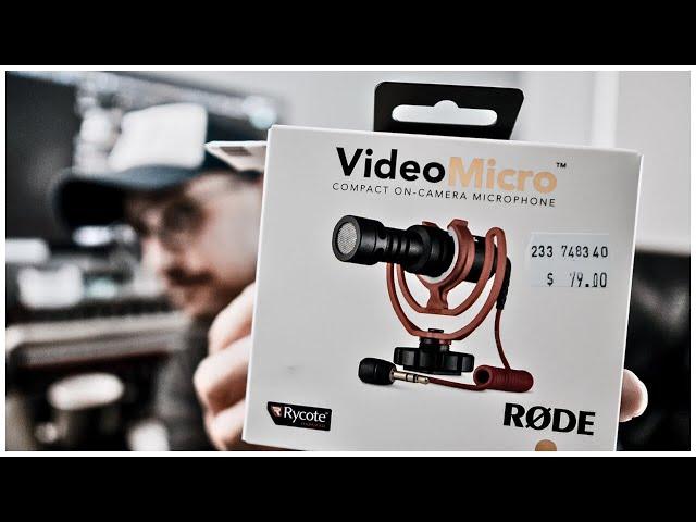 The Rode Video Micro  - Unboxing & Real-Time Audio Test - #rodevideomicro